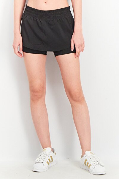 adidas Women Sportswear Fit Run Icon 3 Stripes Running Shorts, Black