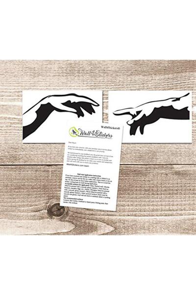 ALAYRA International ملصق ألايرا مايكل أنجلو خلق آدم بأيدي إيطالية، ملصق ماك،...