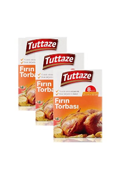 Tuttaze كيس فرن مقاوم للحريق 25 جرام 3 قطع