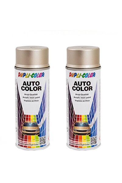 Dupli-Color Pachet 2 x Vopsea spray auto Dacia crem auriu metalizată Dupli Co...