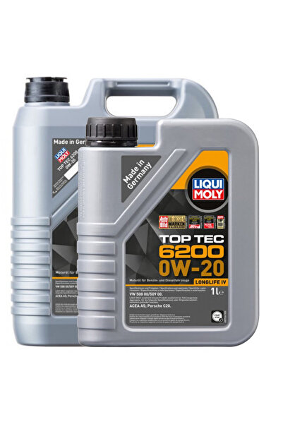 Liqui Moly Pachet 6 litri Ulei Top Tec 6200 LL IV 0W20