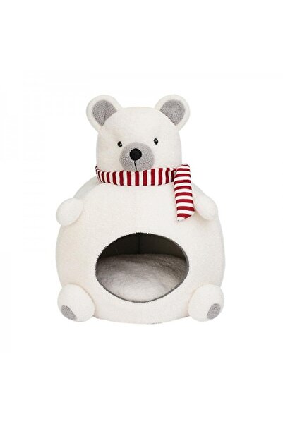 Golden cat بيت قطط شتوي دافئ من الصوف