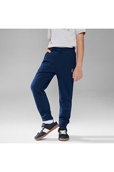 Giordano Junior's Tapered Fit French Terry Jogger with Elastic Waist