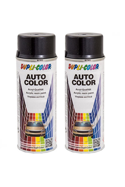 Dupli-Color Pachet 2 x Vopsea spray auto Dacia gri petrol metalizată Dupli Co...