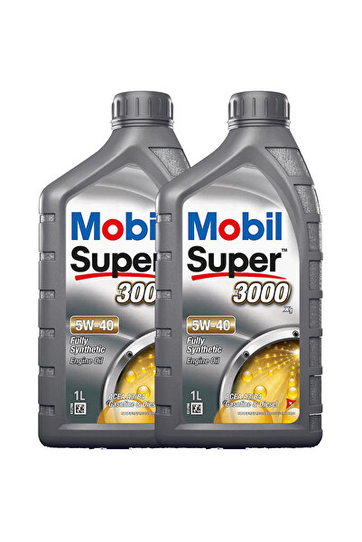 Mobil 2 liter package Super 3000 X1 5W40 Oil