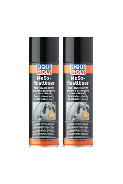 Liqui Moly Pachet 2 x Spray pentru îndepărtarea ruginii cu MOS2 300 ml