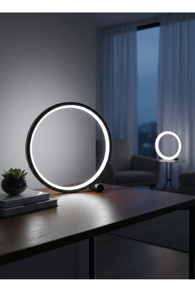 Nisf Alqamar Modern table lamp (bed lamp) - ideal for bedroom and office -