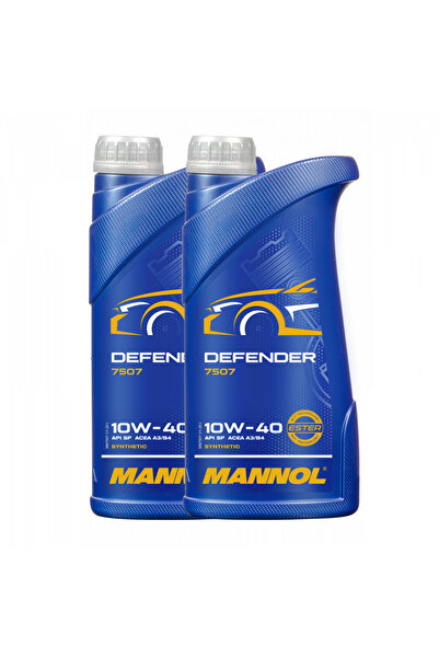 MANNOL Pachet 2 litri Ulei Motor Defender 10W40 (LSPI Protection) Hidrosintet...