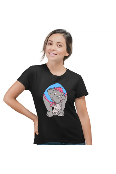 OEM Women's T-Shirt Dumbo Mama Jumbo Circus Clown