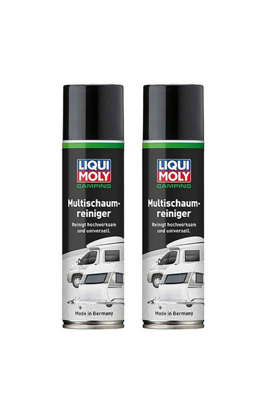 Liqui Moly Pack of 2 x Foam Detergent Spray for Caravans and Camping 300 ml