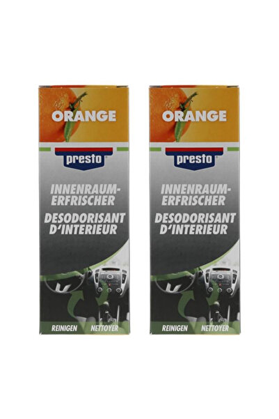 Presto Pack of 2 x Orange Spray for cleaning and refreshing the AC system 150 ml