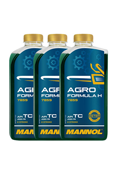 MANNOL 3 liter package of Agro Formula H Synthetic 2-Stroke Chainsaw Engine O...