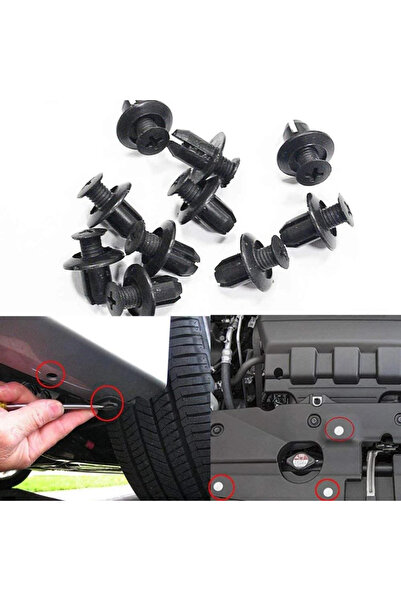 ART Set cleme - clipsuri reconditionare auto, 100 piese, diferite modele