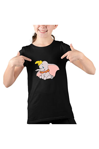 OEM Tricou Copii Fete Dumbo Elefant Circ Zburator Urechi Mari