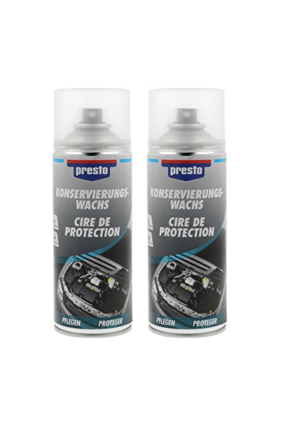 Presto Pack of 2 x Exterior engine protection wax spray 400 ml