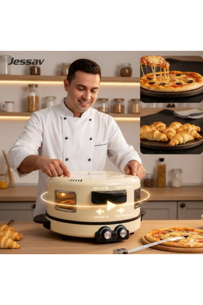 Jessav Electric Home Baker - 30 cm - 1800 Watts
