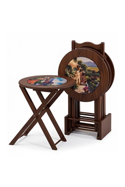 Masifart Porto No 115 Yuvarlak Çanta Zigon Sehpa