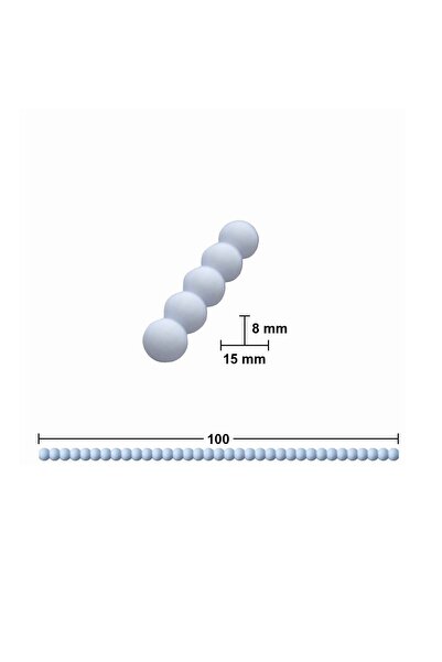 hobiadresi Esnek Çıta bükülebilir 1 metre BONCUK çıta 8x15mm