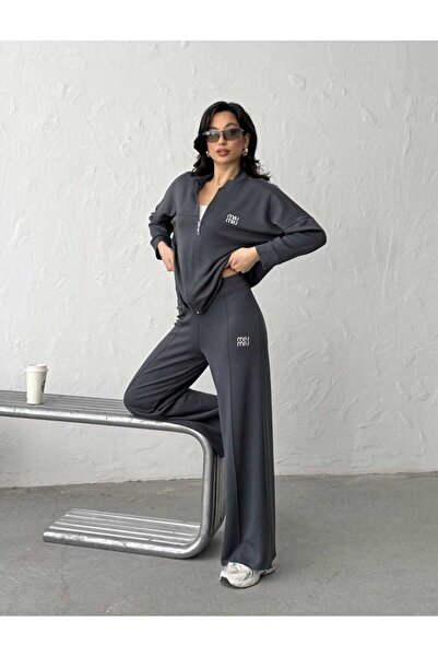 EFES TİCARET Women's Top and Bottom Zipper Set