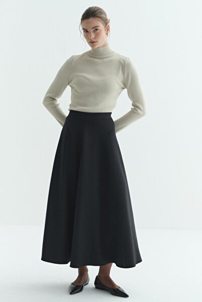 Merve Gültekin Scuba Skirt Black