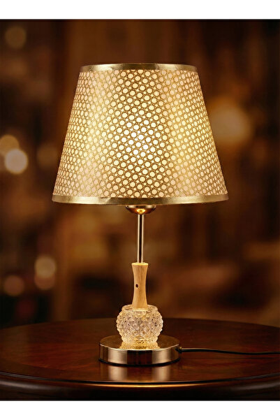 Nisf Alqamar Modern table lamp (bed lamp) - ideal for bedroom and office -