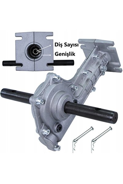 STAXX POWER Tırpan Çapa Aparatı Gövdesi 28 MM 9 Diş - Ot Çalı Tırpanı Şanzıma...