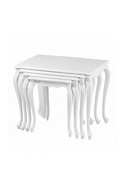 Masifart Ases Avangart 4 Lü Oymalı Zigon Sehpa