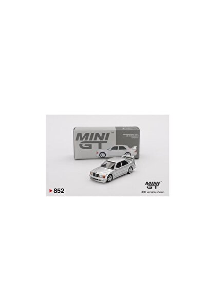 mini gt 852 Mercedes-Benz 190E 2.5-16 Evolution II Gümüş 1/64 Model Araba