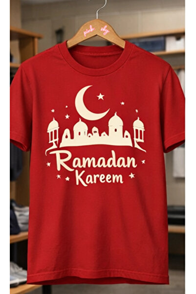 Pink Sky Καλοκαιρινό μπλουζάκι από βαμβάκι με σχέδιο Ramadan1 Kareem