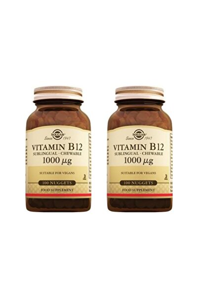Solgar Vitamin B12 1000 Mcg 100 Tablets 2-Pack