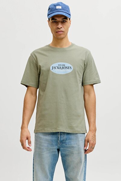 Jack & Jones Ανδρικό μπλουζάκι Jack Jones Catskilling με μπροστινό λογότυπο, ...