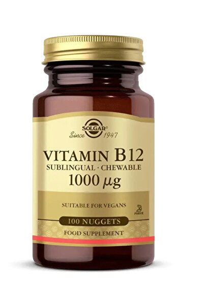 Solgar Vitamin b12 1000 mcg 100 sublingual tablets