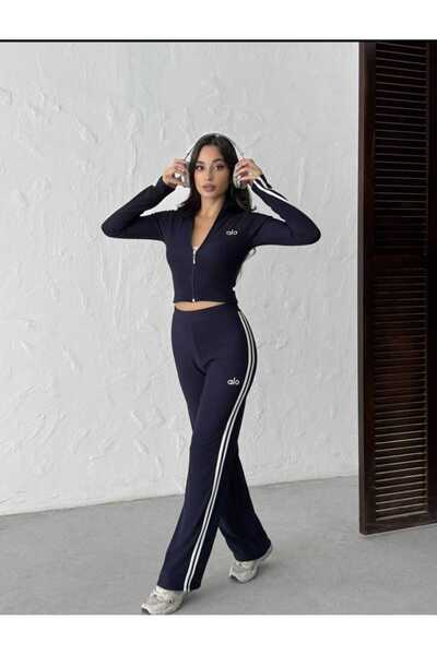 EFES TİCARET Women's Top and Bottom Zipper Set