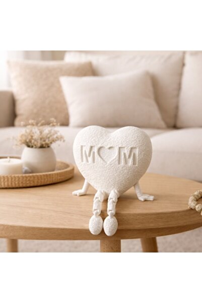 OEM Personalized heart gift with flexible, articulated legs "MOM", 3D printed...