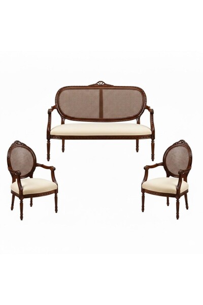 Masifart Amandi Hasırlı Papatya Çay Takımı