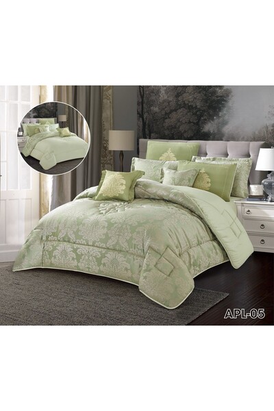 ALMIAAD King size summer double bed sheet set consisting of 8 pieces, size 24...