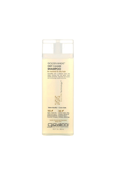 Giovanni - Golden Wheat Deep Cleansing Shampoo - 250 ml