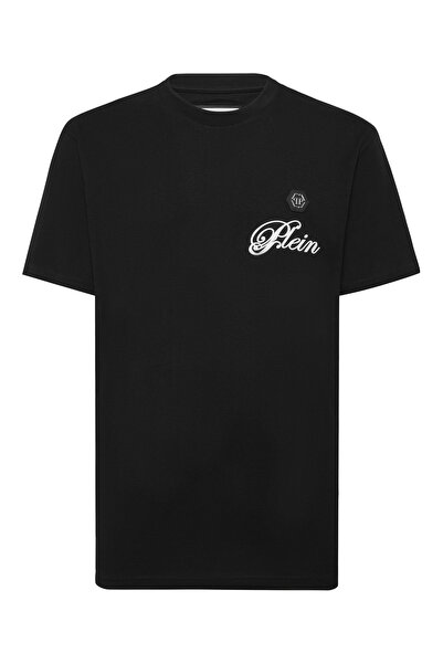 Beymen Collection BASKILI YUVARLAK YAKA TİŞÖRT İMZASI