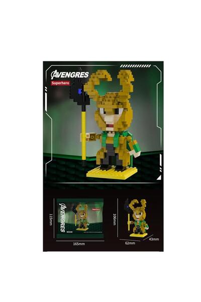 LEON TOYS bricks avengres süper kahraman loki