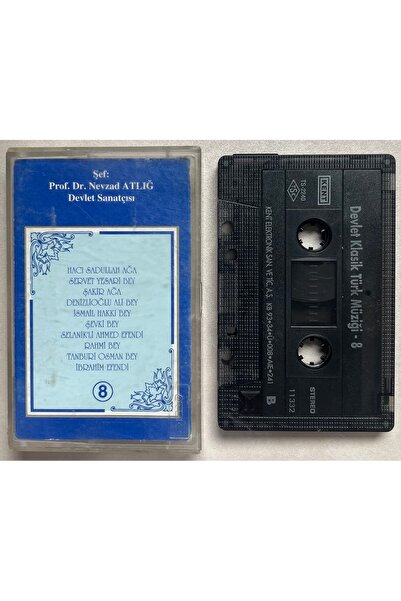 Kent Müzik Nevzad Atlığ Devlet Classical Turkish Music Choir 8 Cassettes