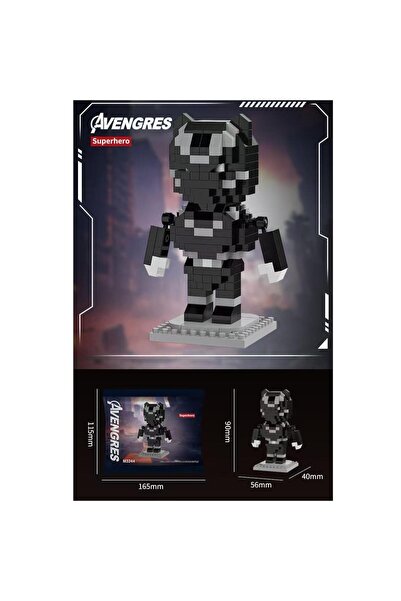 LEON TOYS bricks avengres süper kahraman black panter