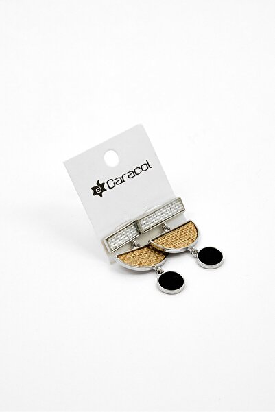 Caracol Women 1 Pair Geografia Tear Earrings, Multicolor