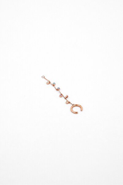 Olivia Burton Women Rainbow Chain Cuff Earring, Bronze