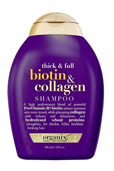 OGX Biotin and Collagen Shampoo - Hair Care and Smoothing Shampoo 385ml 22796...