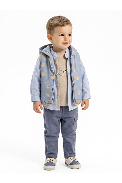 Hype Boy's 3-Piece Top and Bottom Set 3-12 Months 1518