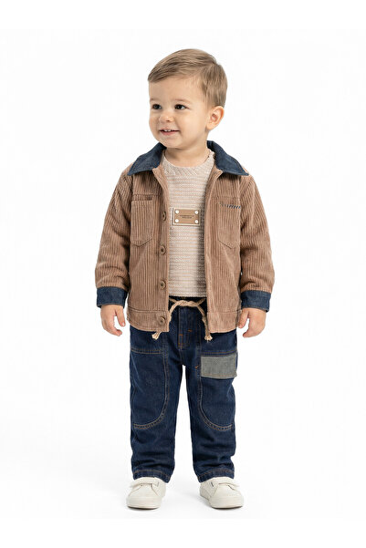 Hype Set de 3 piese pentru băieți (bluză și pantaloni) 1-5 ani 6227