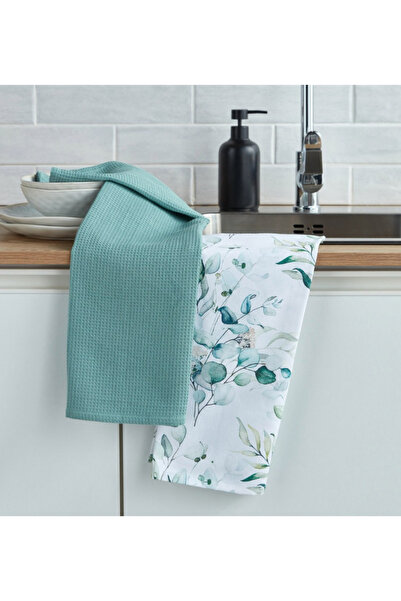 Generic Eucalyptus 2-Piece Kitchen Towel Set - 50 x 70 cm