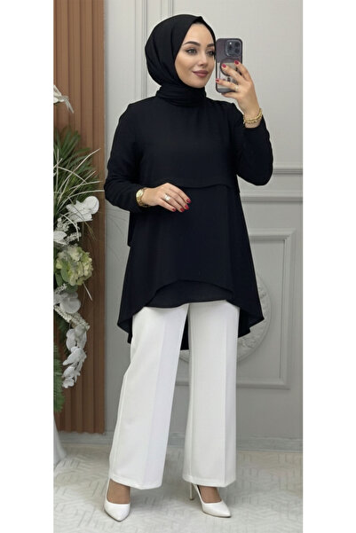 Ebrarengiz Moda KREP KADIN TUNİK