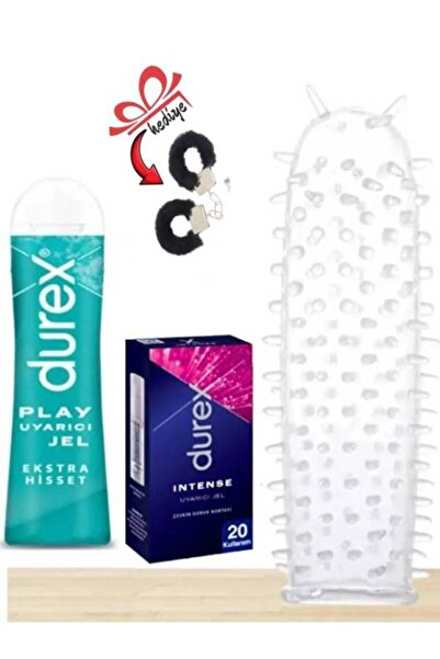 Velora Shopping Tırtıklı Sınırsız Kullanımlı Prezervatif Kılıf-Ekstra Hisset ...