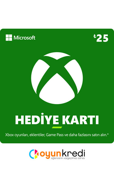 oyunkredi xBox 25 TL Hediye Kartı